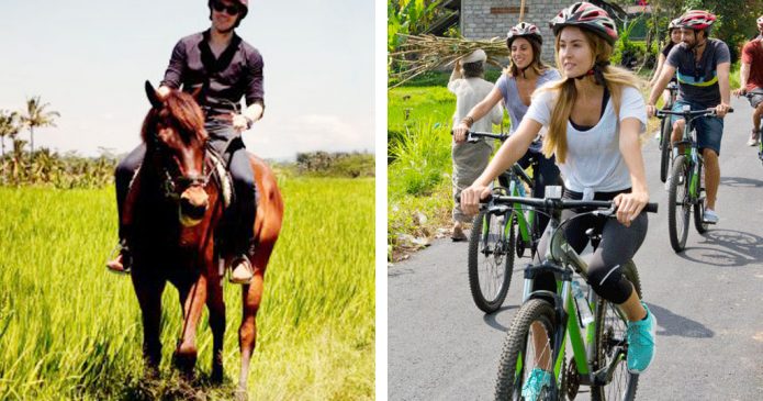 Bali Horse Riding Cycling Tour